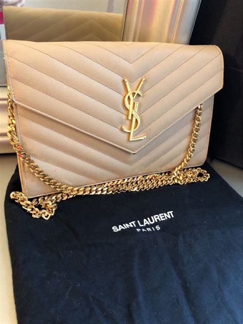 ysl handbag chain|ysl shoulder bag beige.